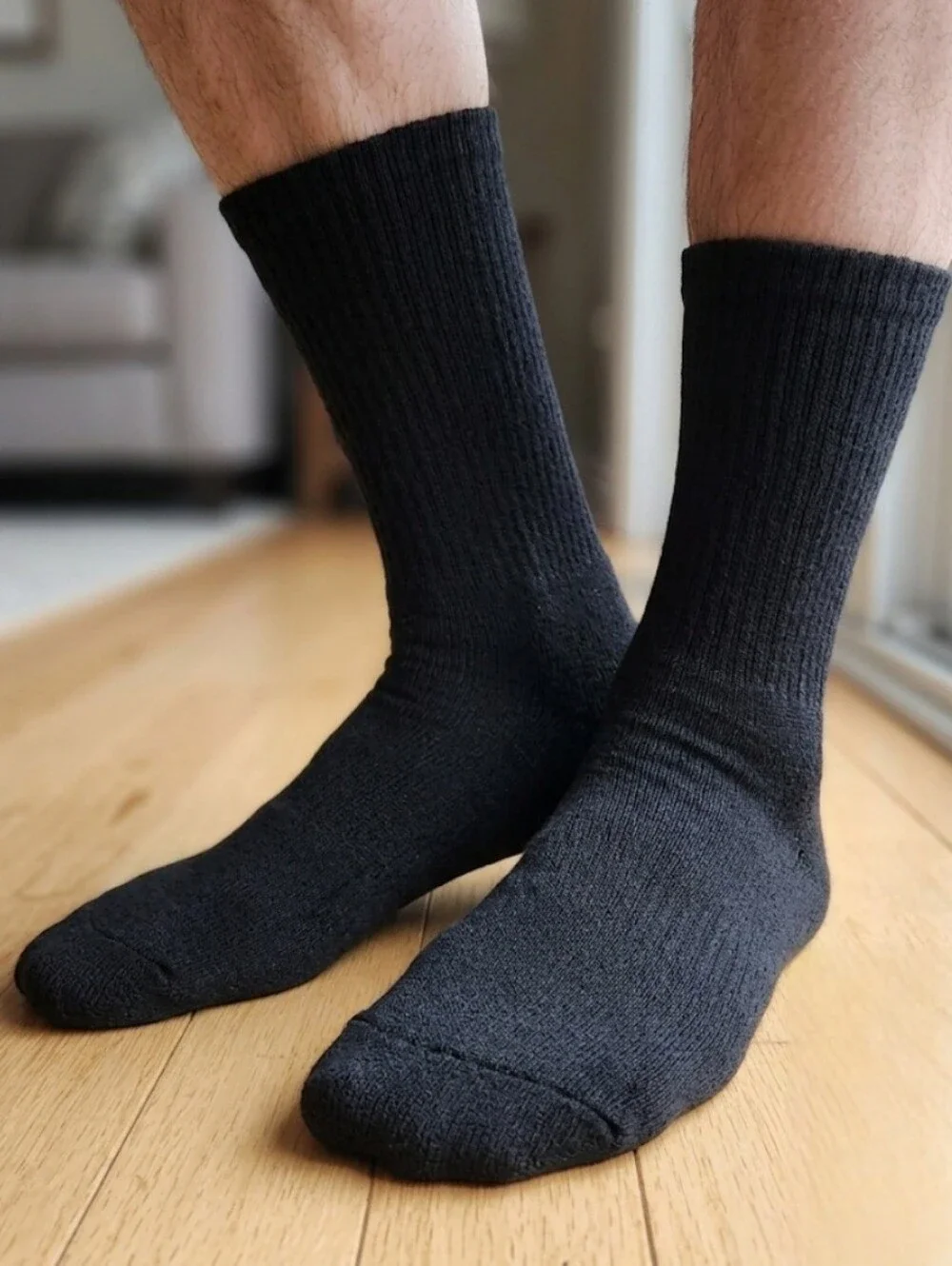 4 Pair Cushion Crew Socks